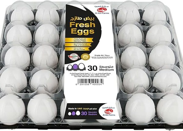 Al Ain Farms Eggs Medium Tray 30 pcs